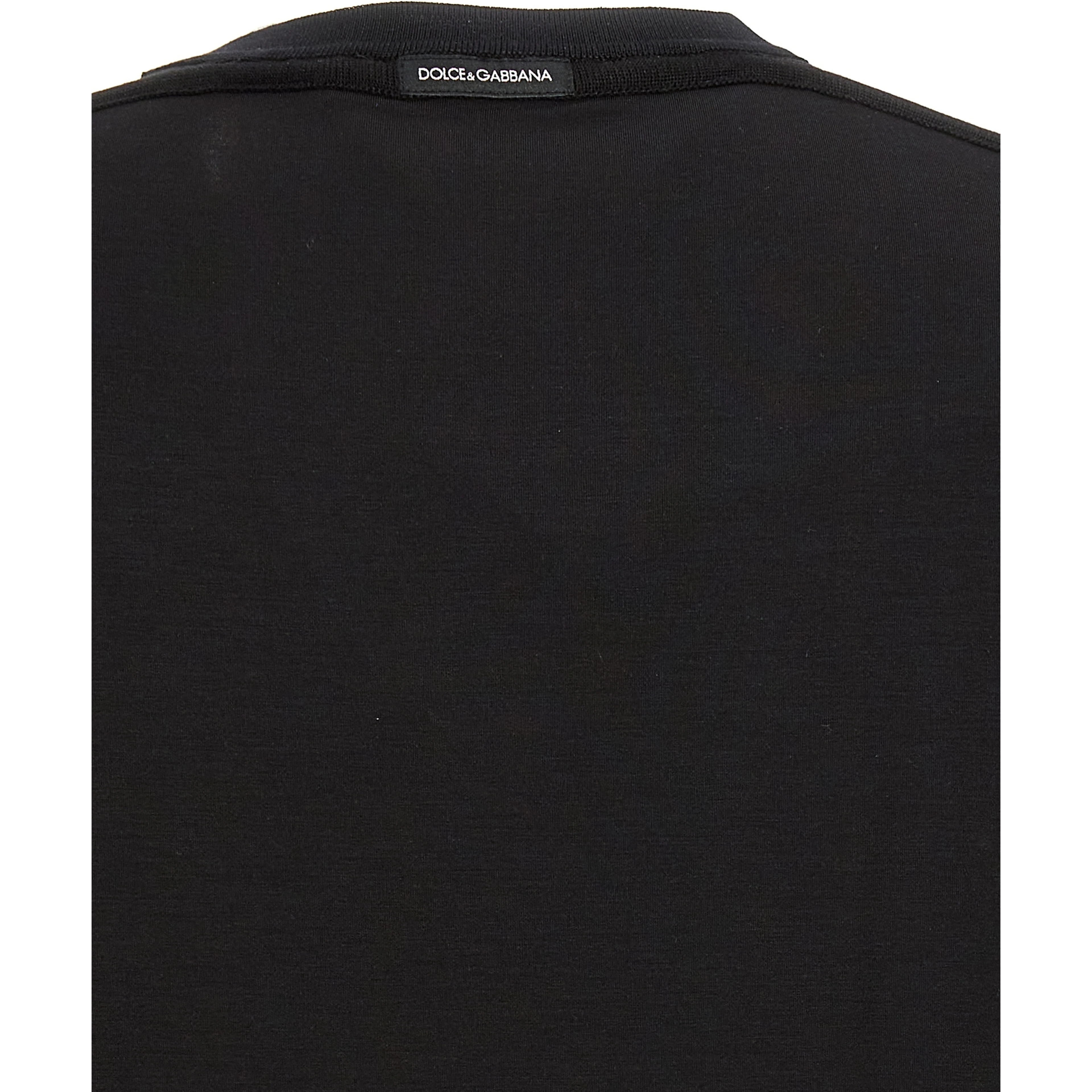 Black Viscose T-Shirt