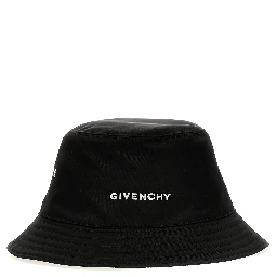 Black Polyamide Bucket Hat