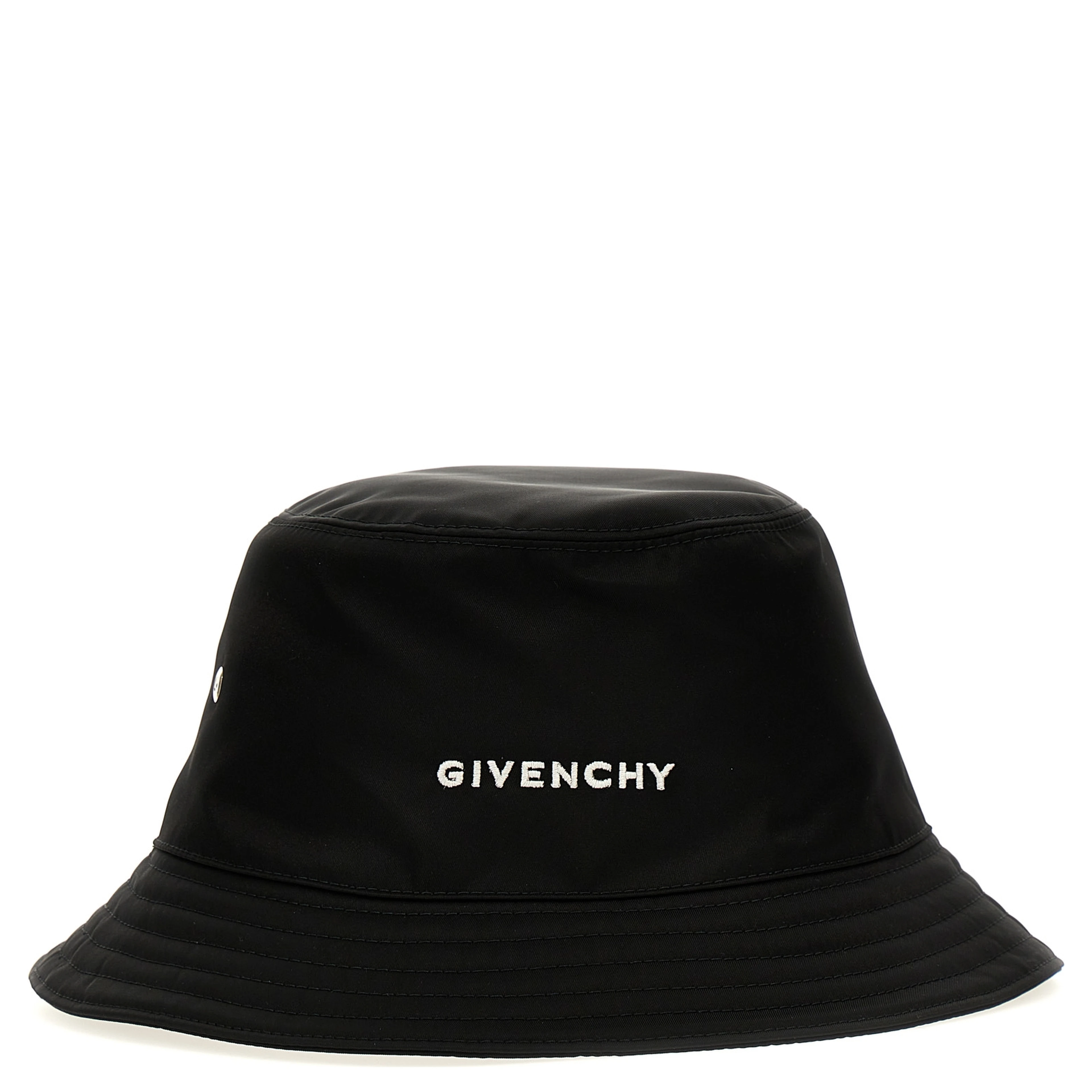 Black Polyamide Bucket Hat