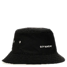 Black Polyamide Bucket Hat