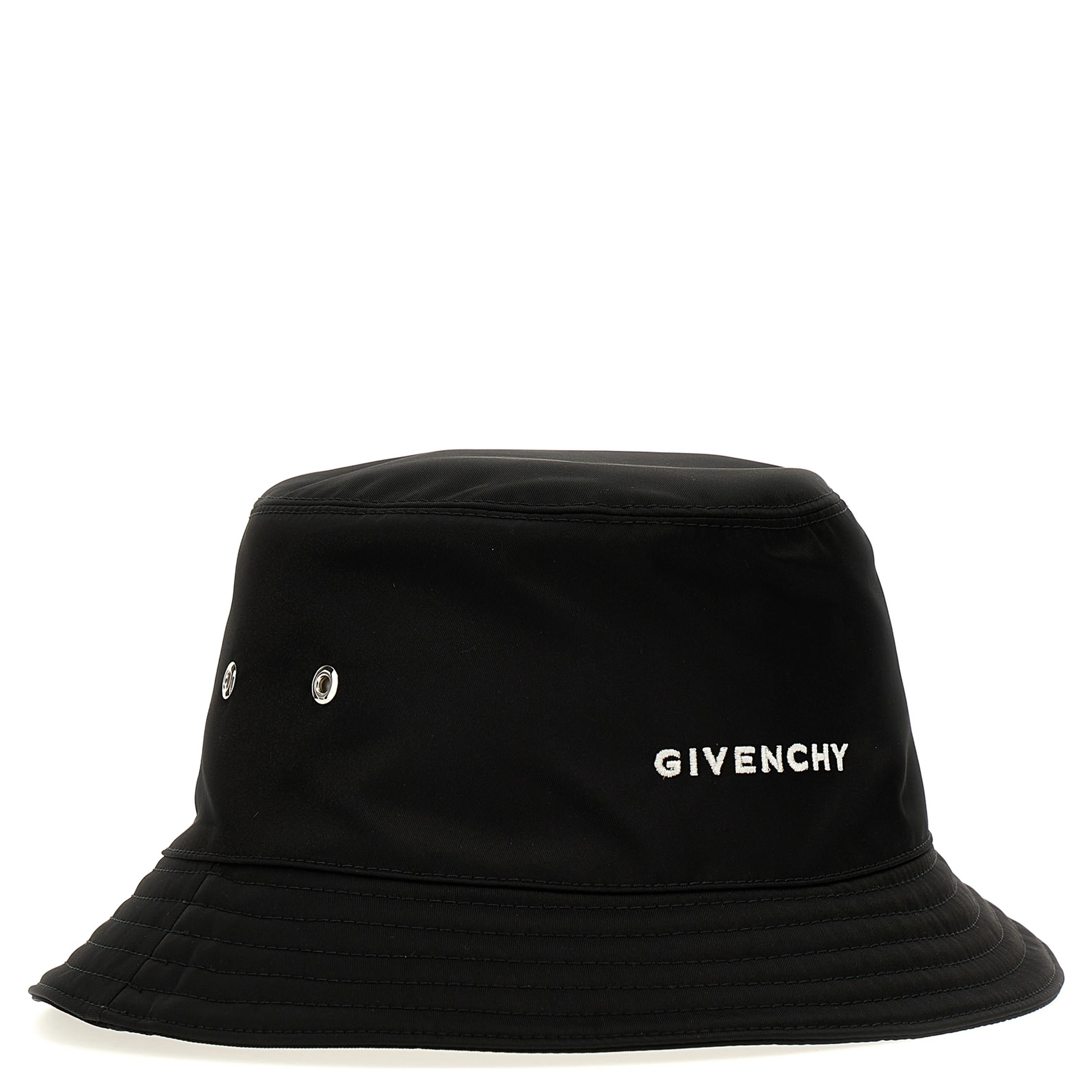 Black Polyamide Bucket Hat
