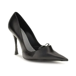 Black Lamb Ovis Aries High Heel Pumps