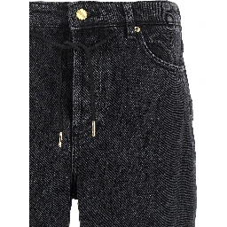 Black Cotton Jeans Denim