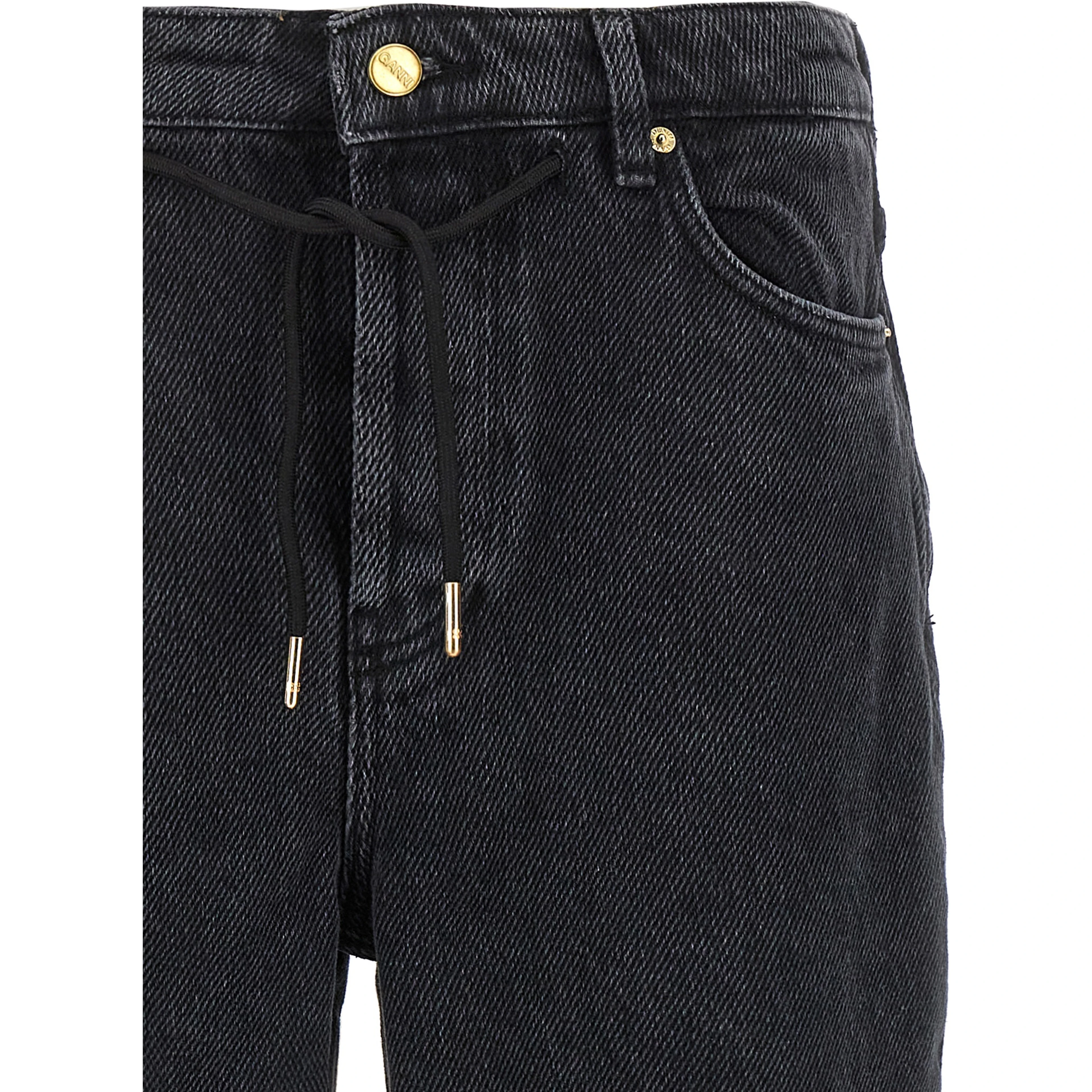 Black Cotton Jeans Denim