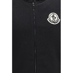 Black Cotton Sweatshirt