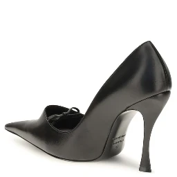 Black Lamb Ovis Aries High Heel Pumps