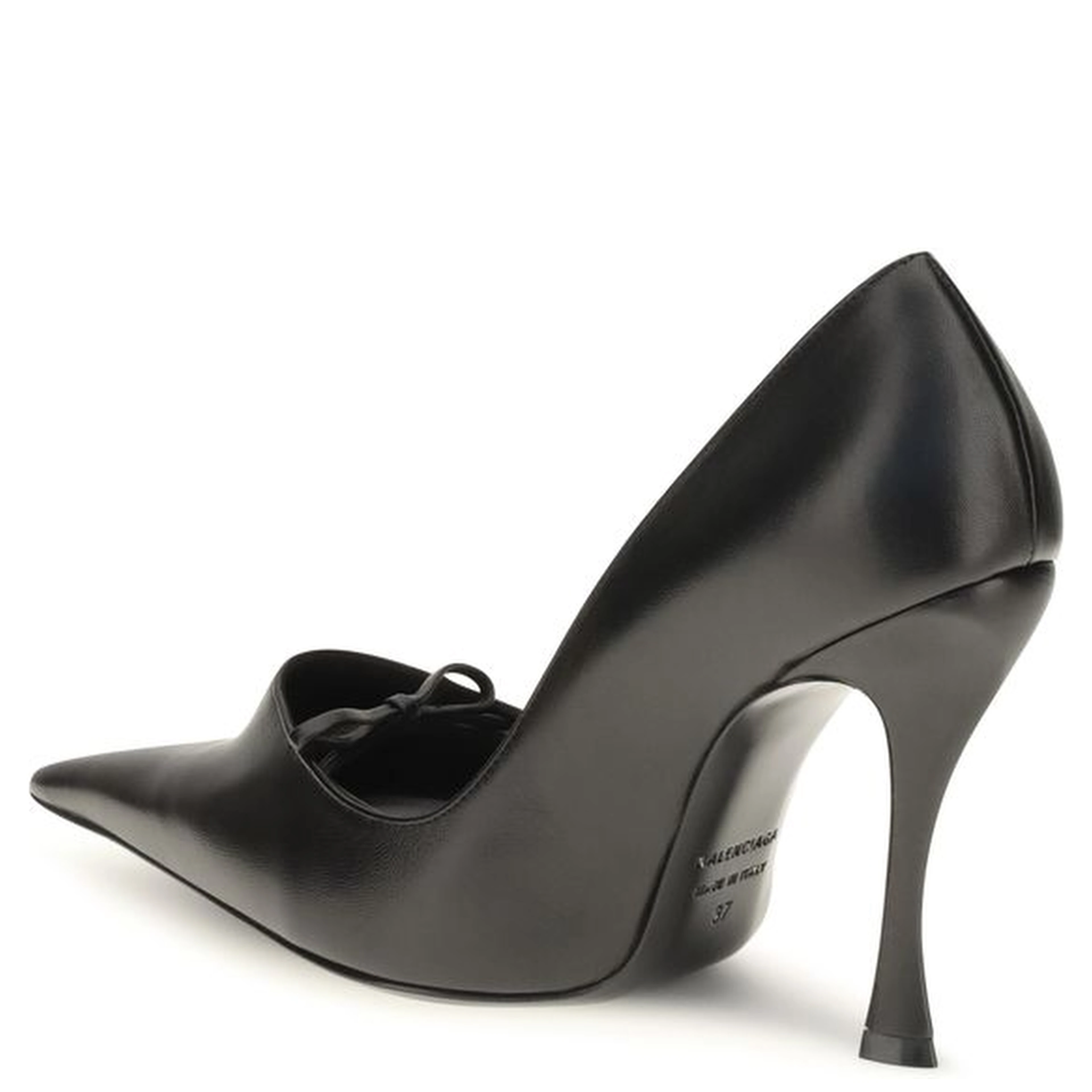 Black Lamb Ovis Aries High Heel Pumps