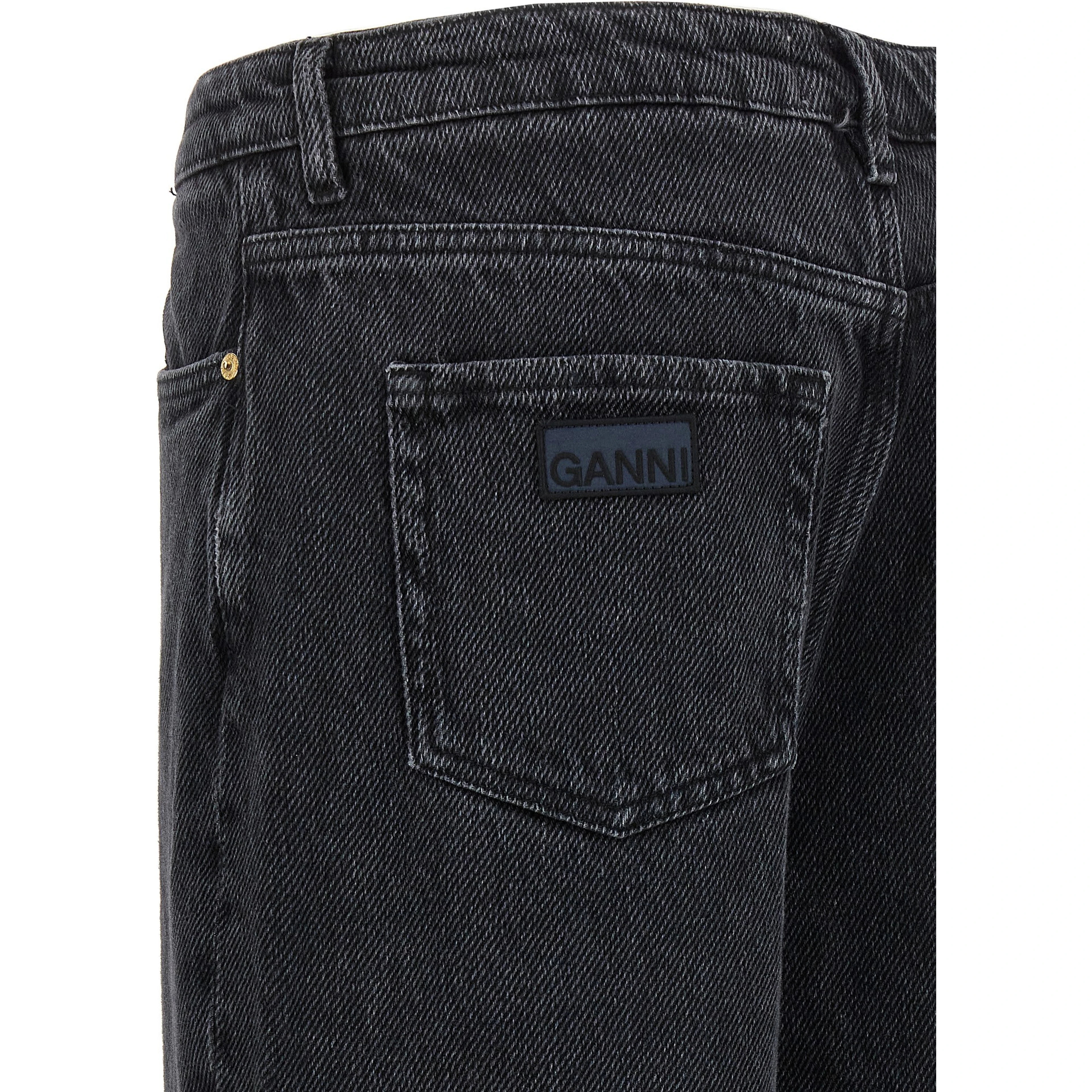 Black Cotton Jeans Denim
