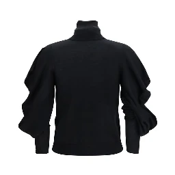 Black Wool Oves Aries Turtleneck