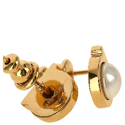 Gold Brass Earrings