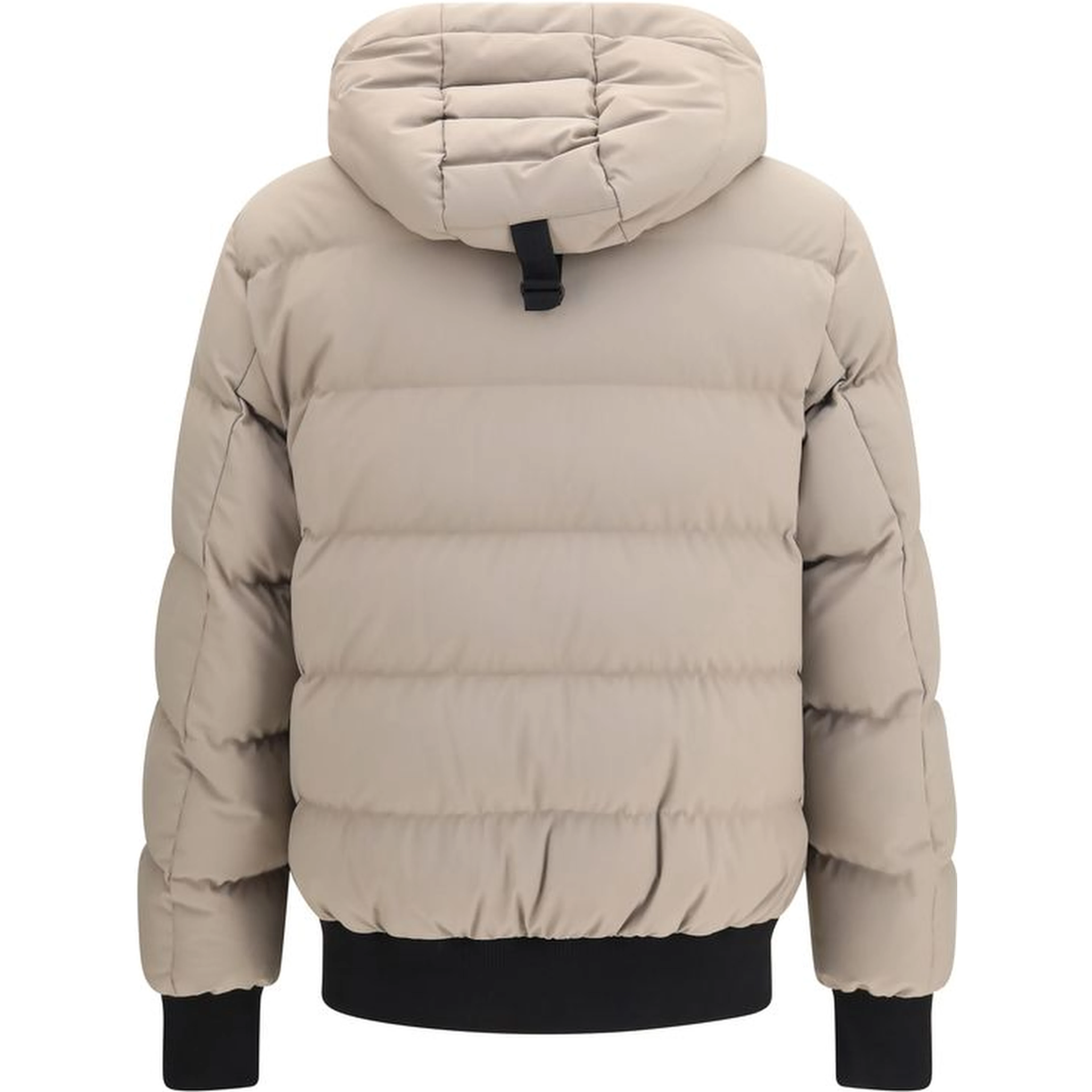 Beige Nylon Full-Length Jacket