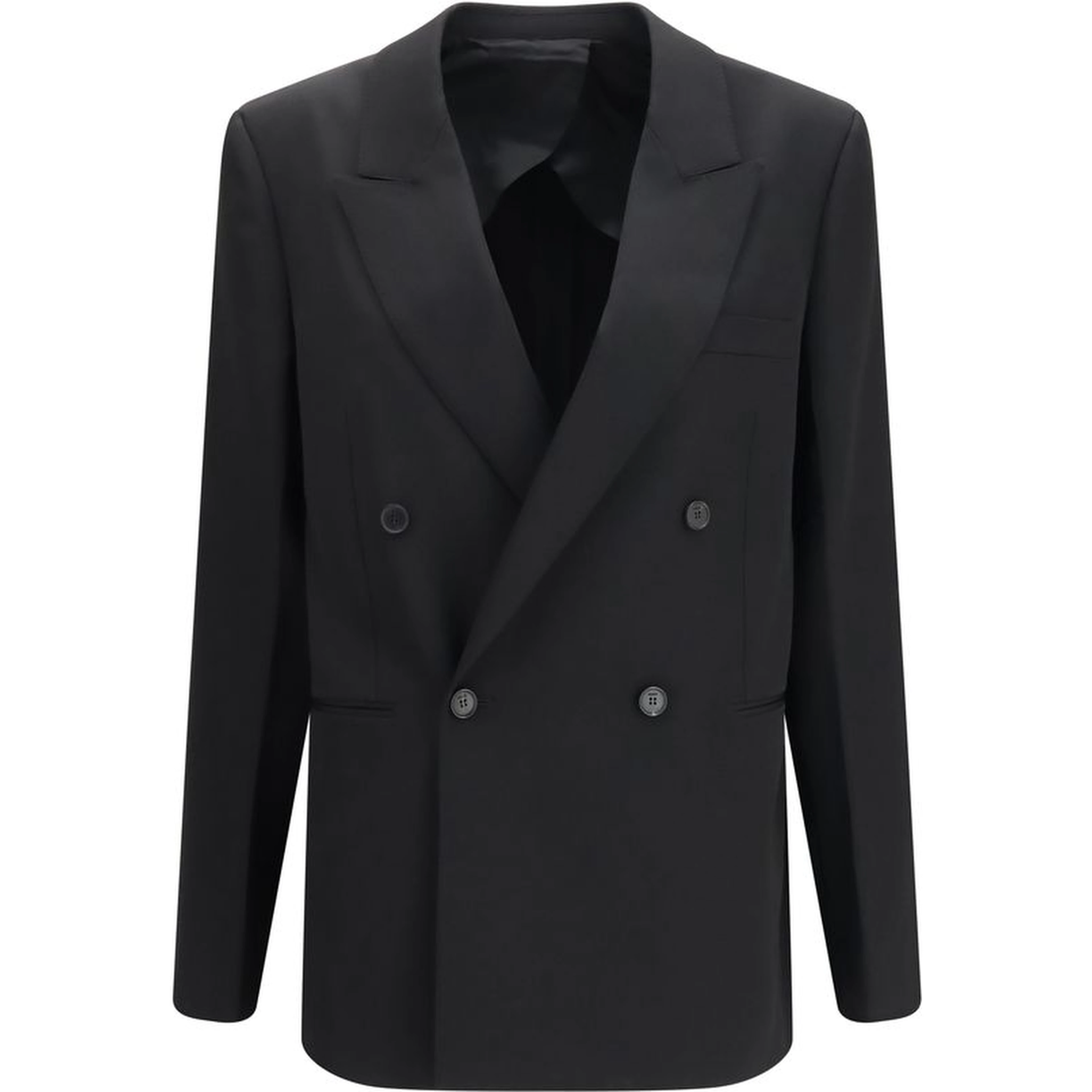 Black Wool Oves Aries Blazer