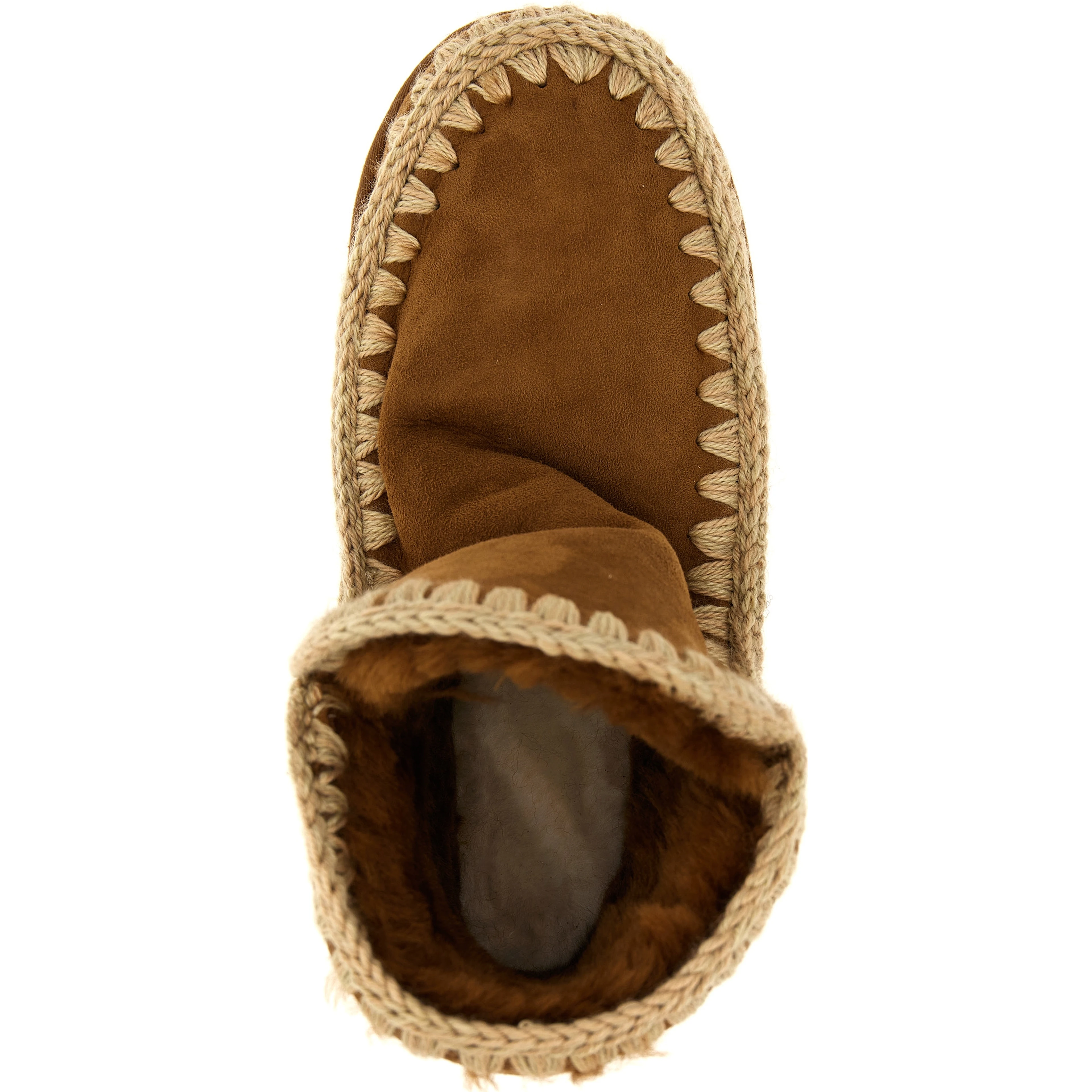 Brown Lambskin Ankle Boots