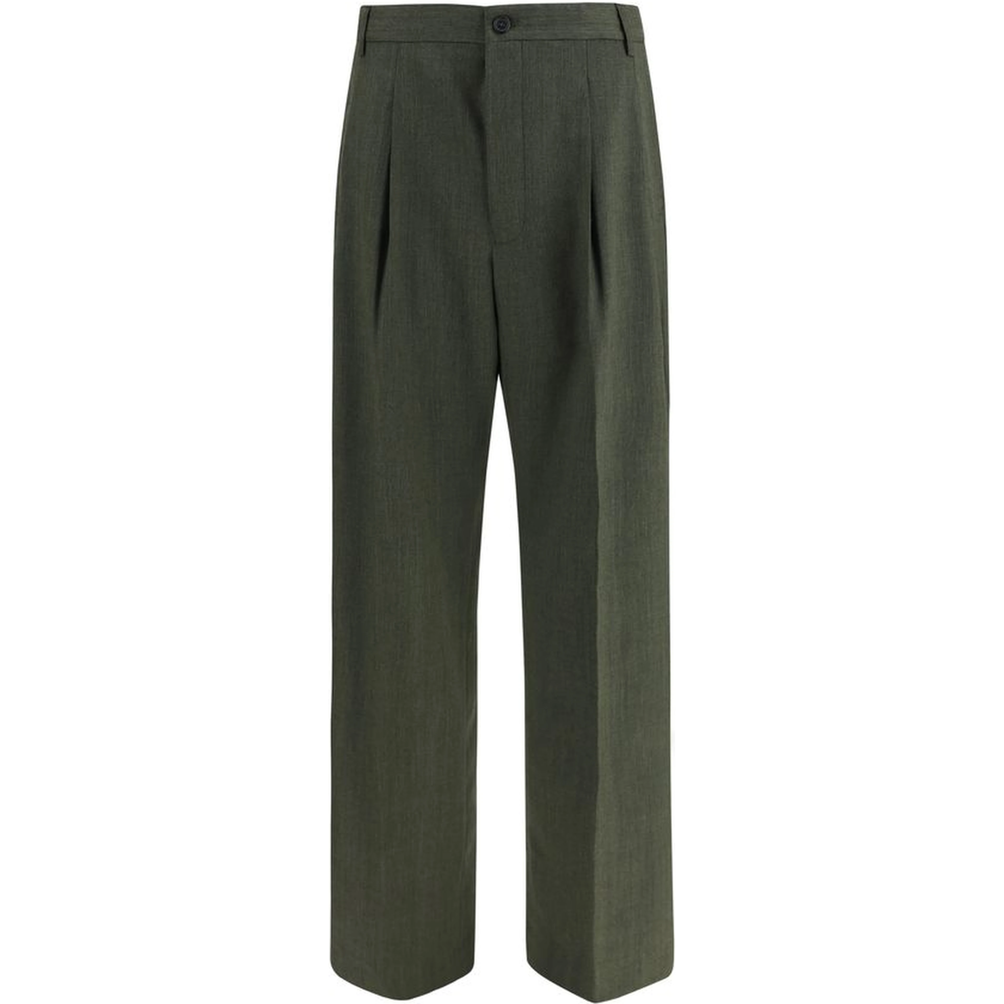 Bicolor Wool Oves Aries Casual Pants