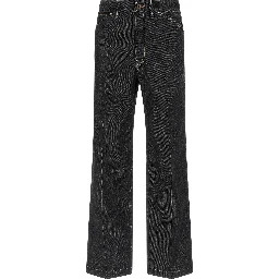 Black Cotton Jeans Denim