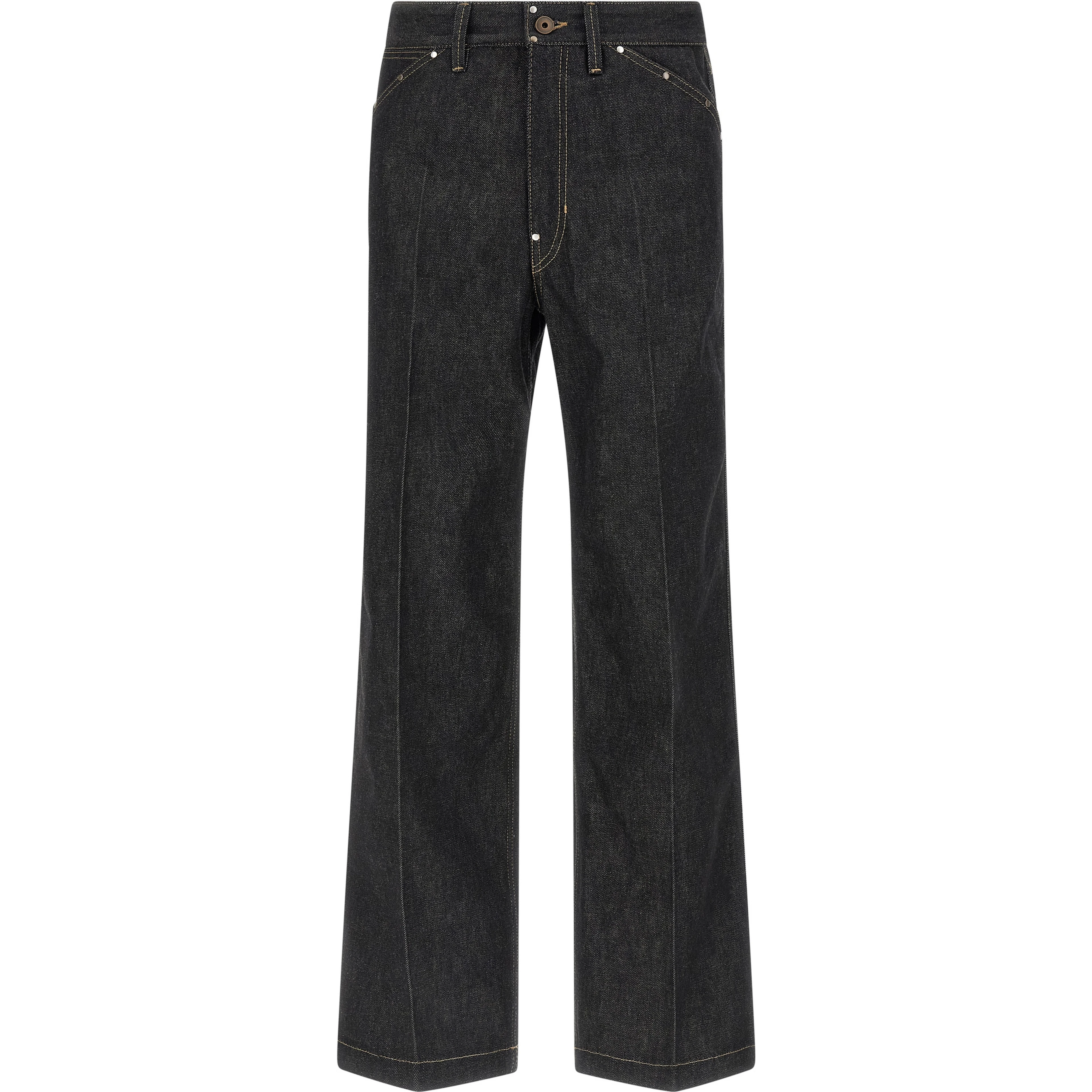 Black Cotton Jeans Denim