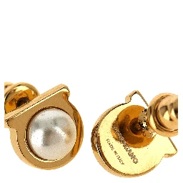 Gold Brass Earrings