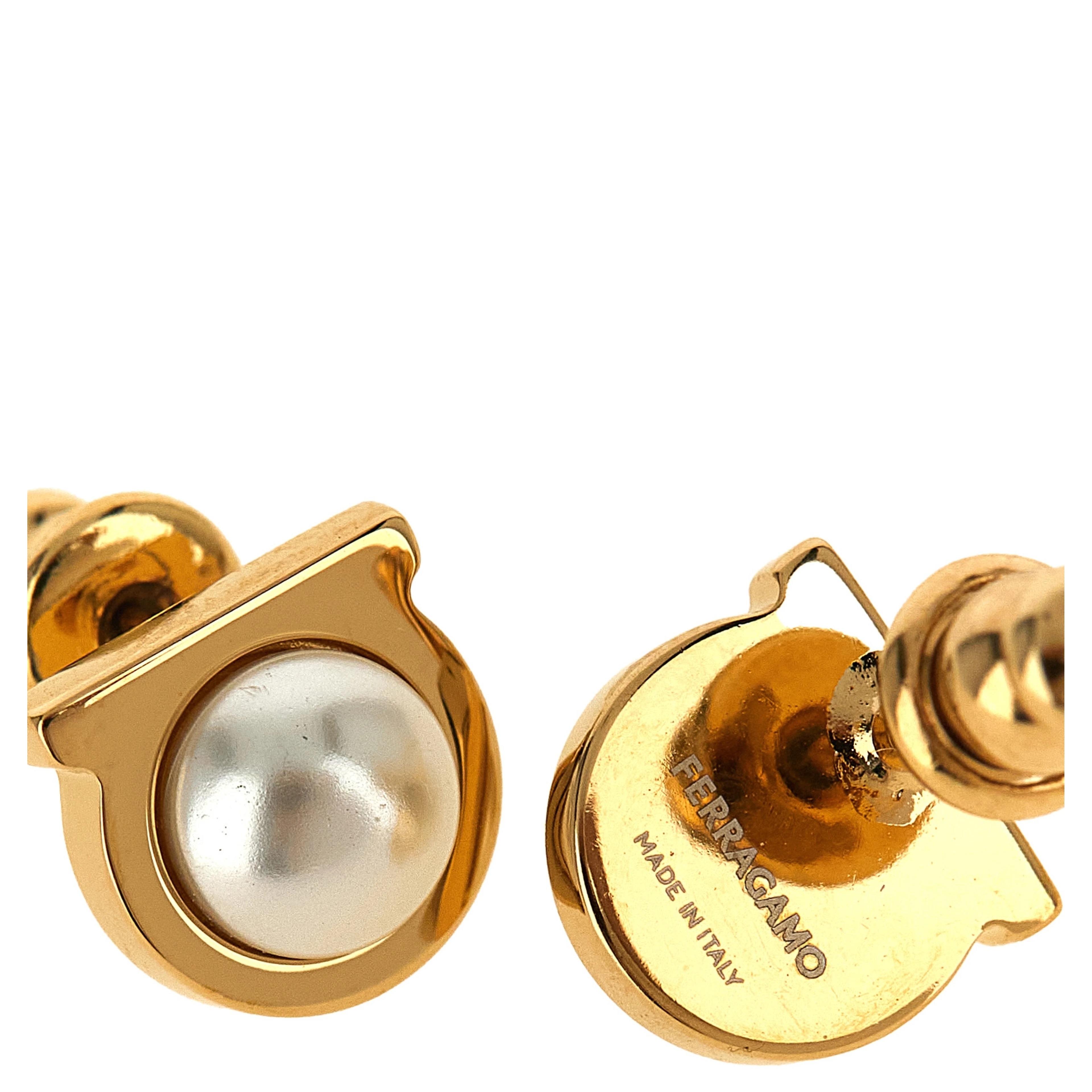 Gold Brass Earrings