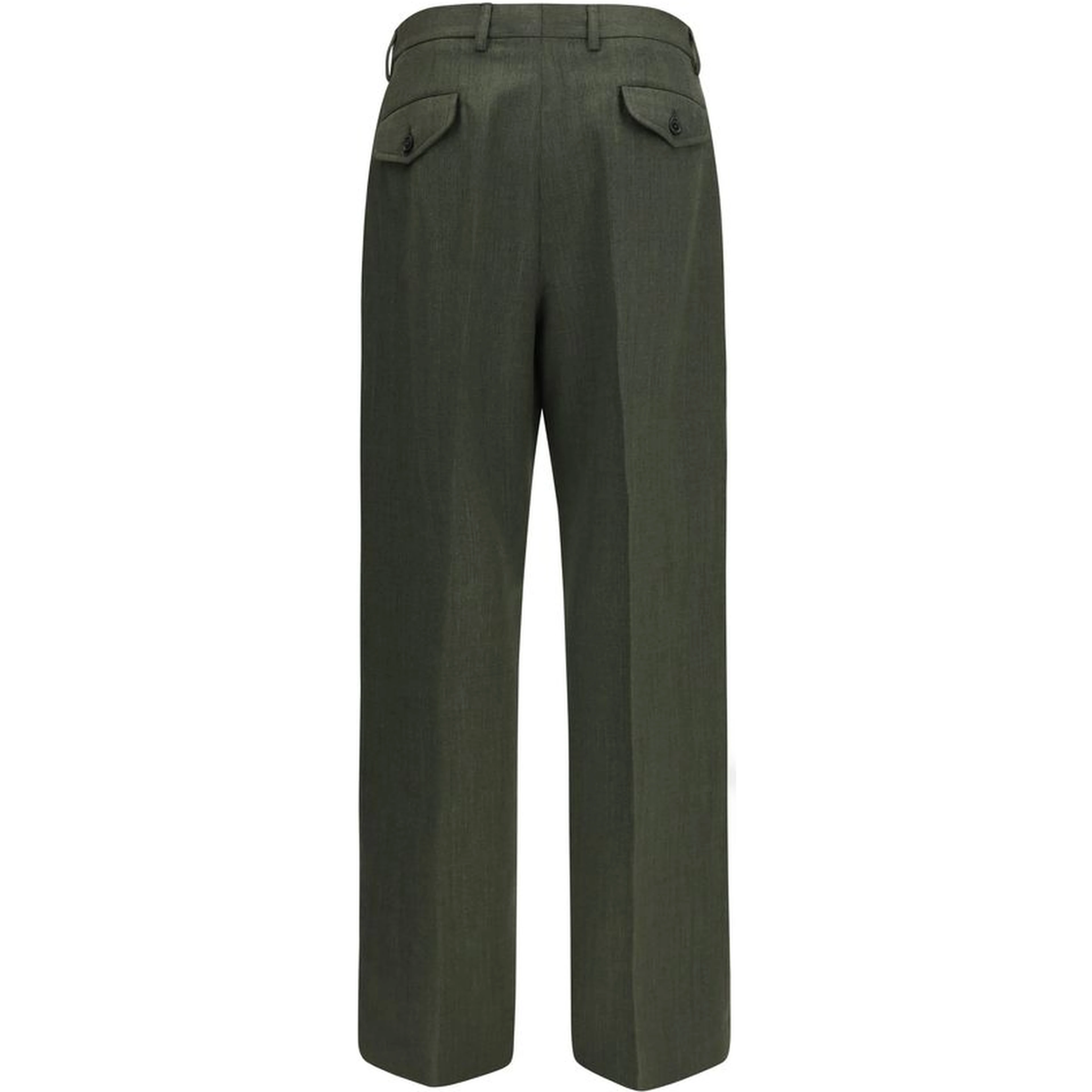 Bicolor Wool Oves Aries Casual Pants