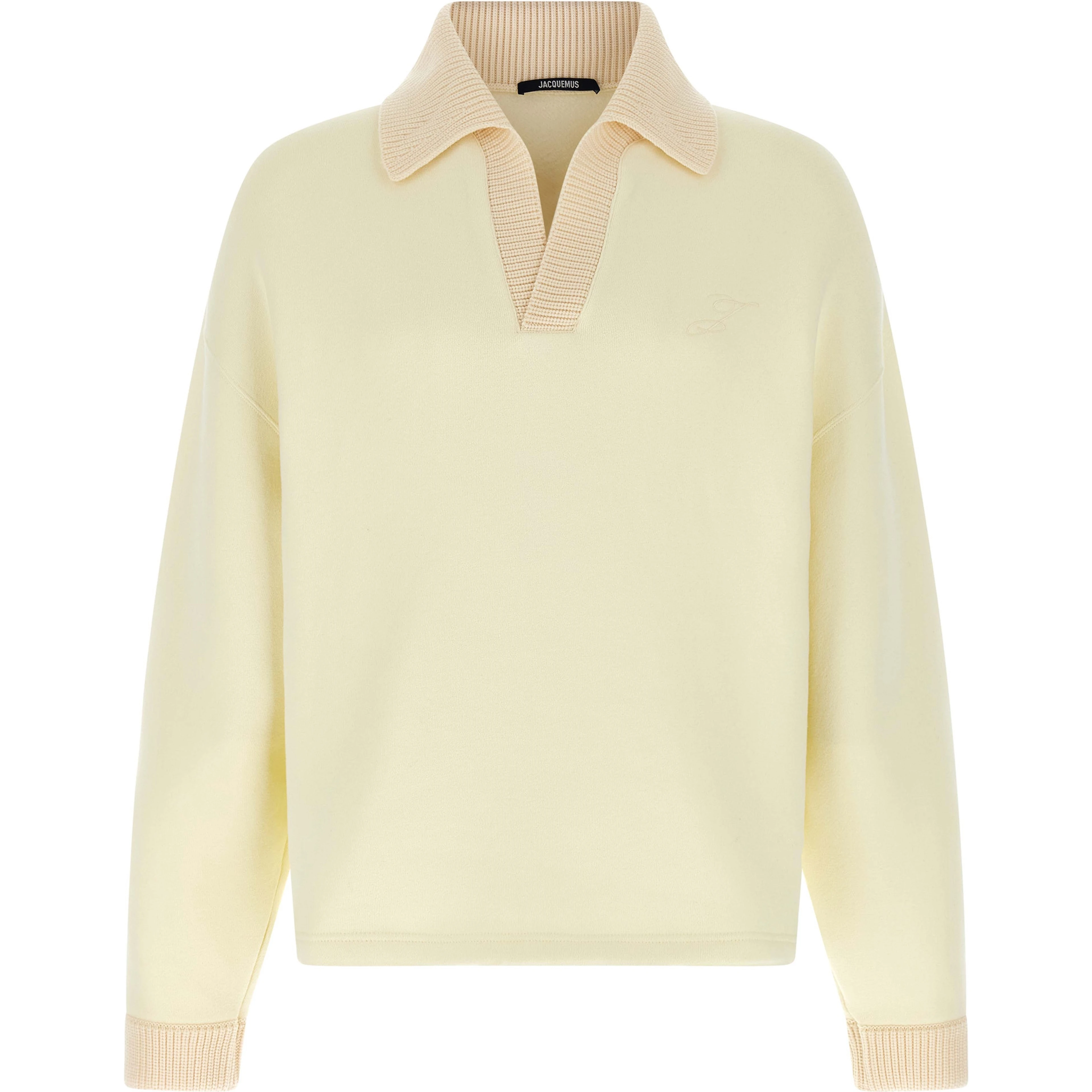 Beige Cotton Sweatshirt