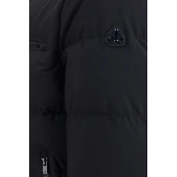 Black Nylon Full-Length Jacket