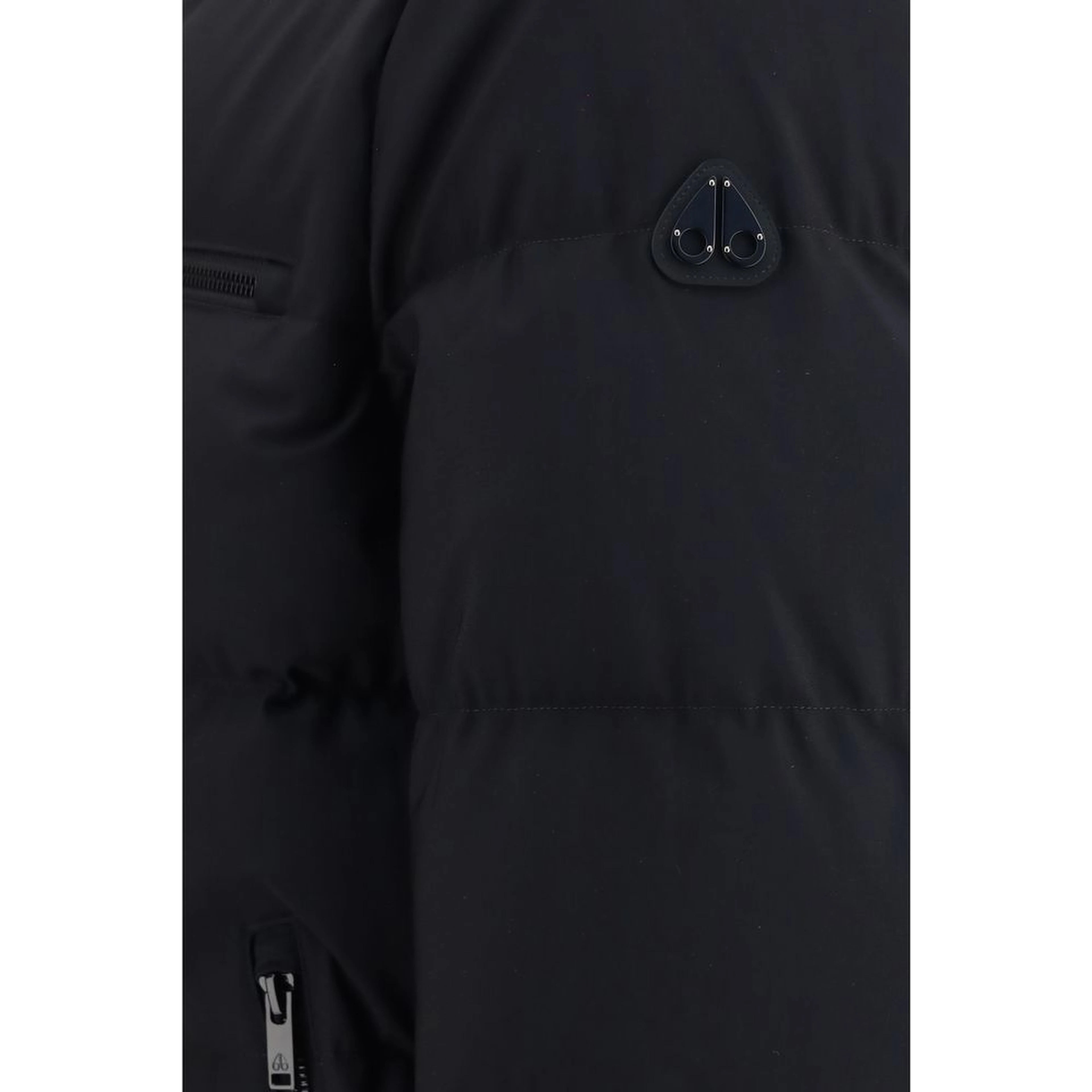 Black Nylon Full-Length Jacket
