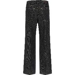 Black Cotton Jeans Denim