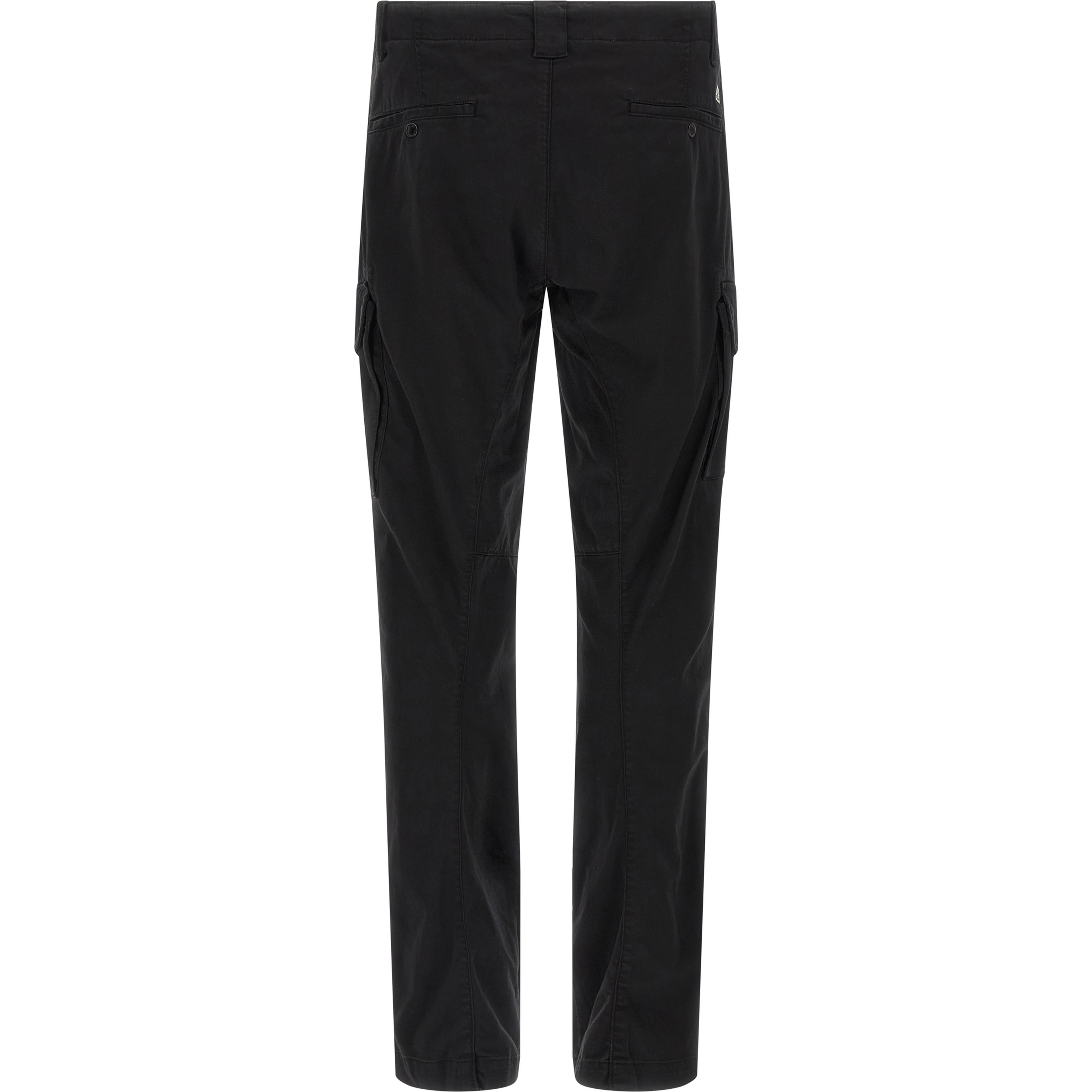 Black Cotton Cargo Pants
