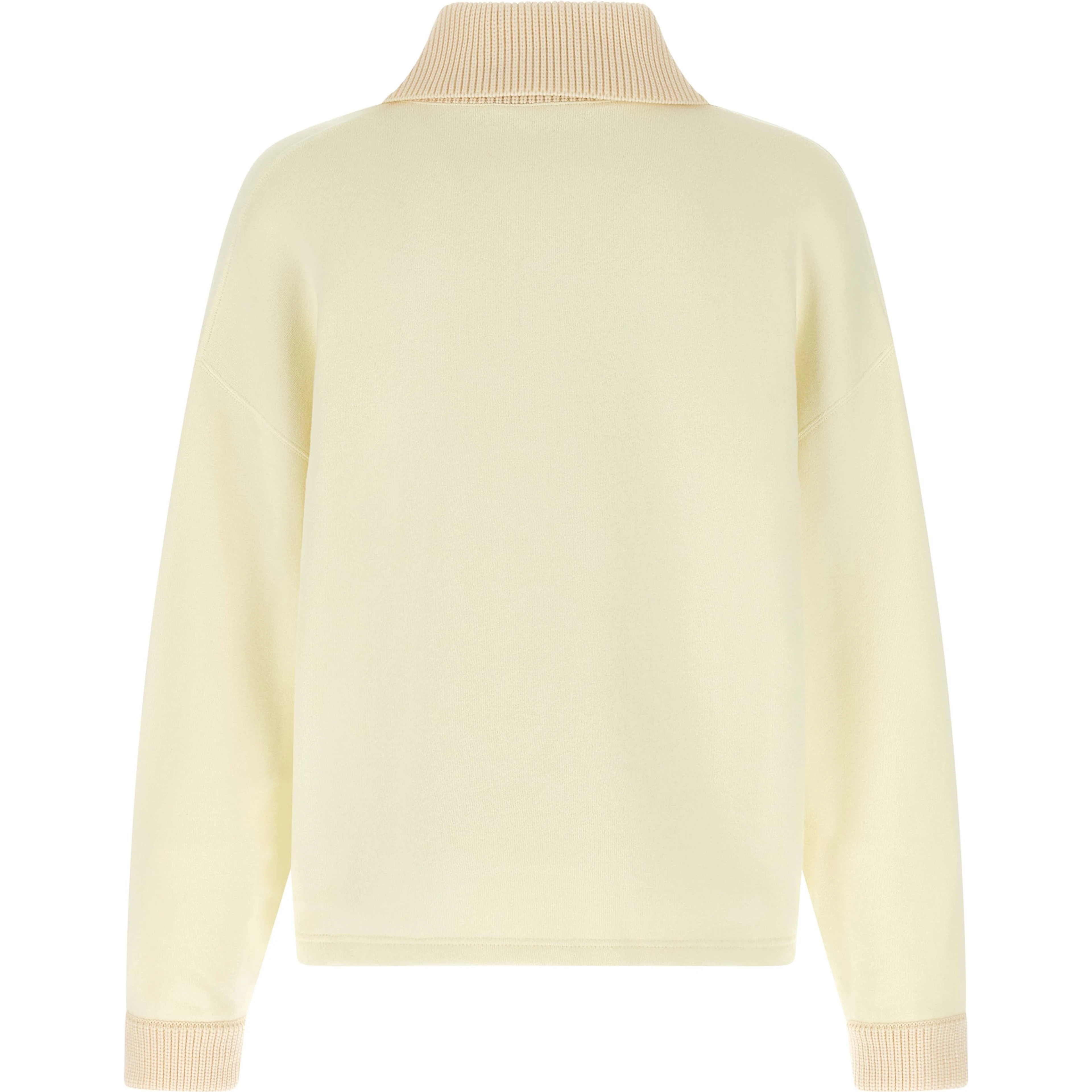 Beige Cotton Sweatshirt