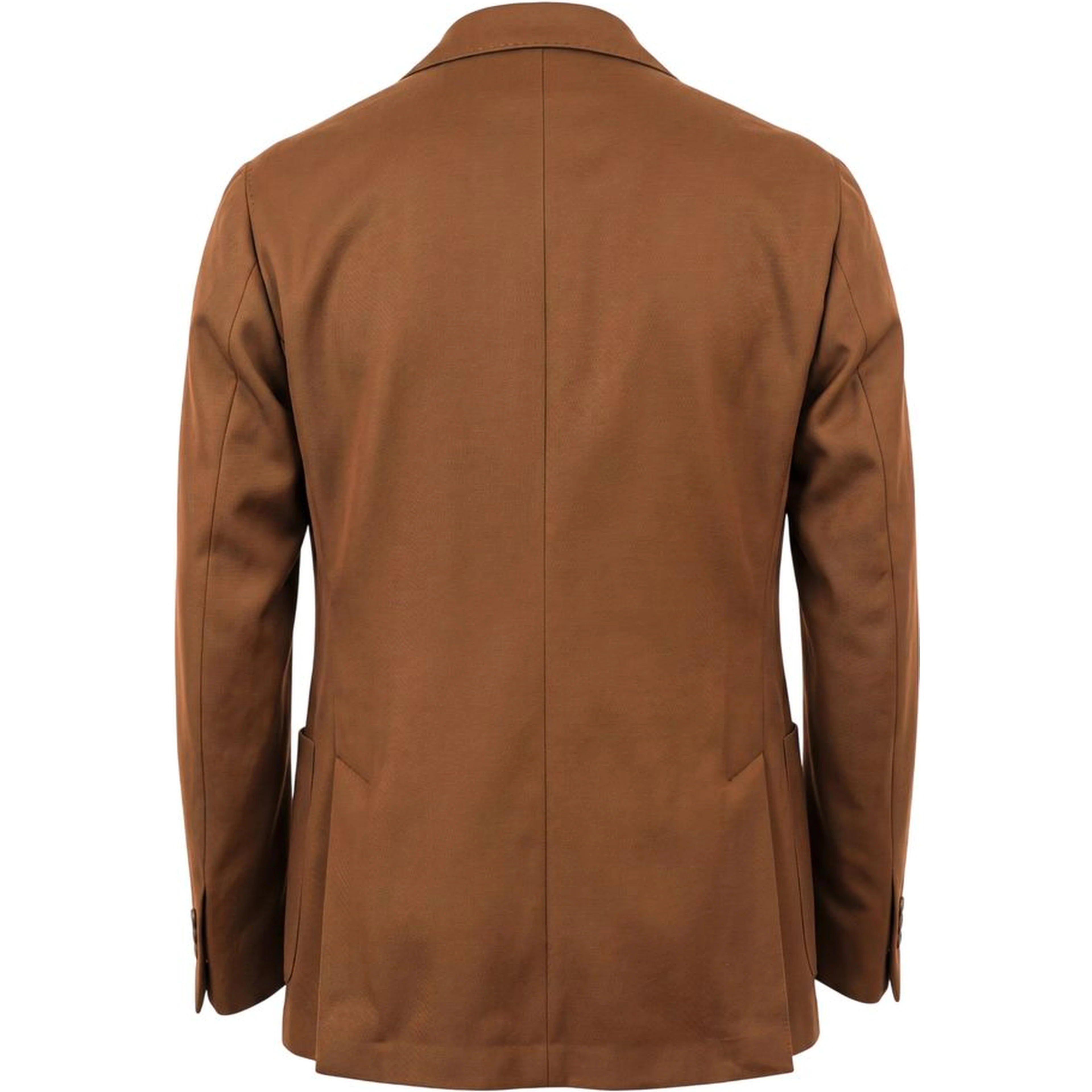 Brown Viscose Men Jacket