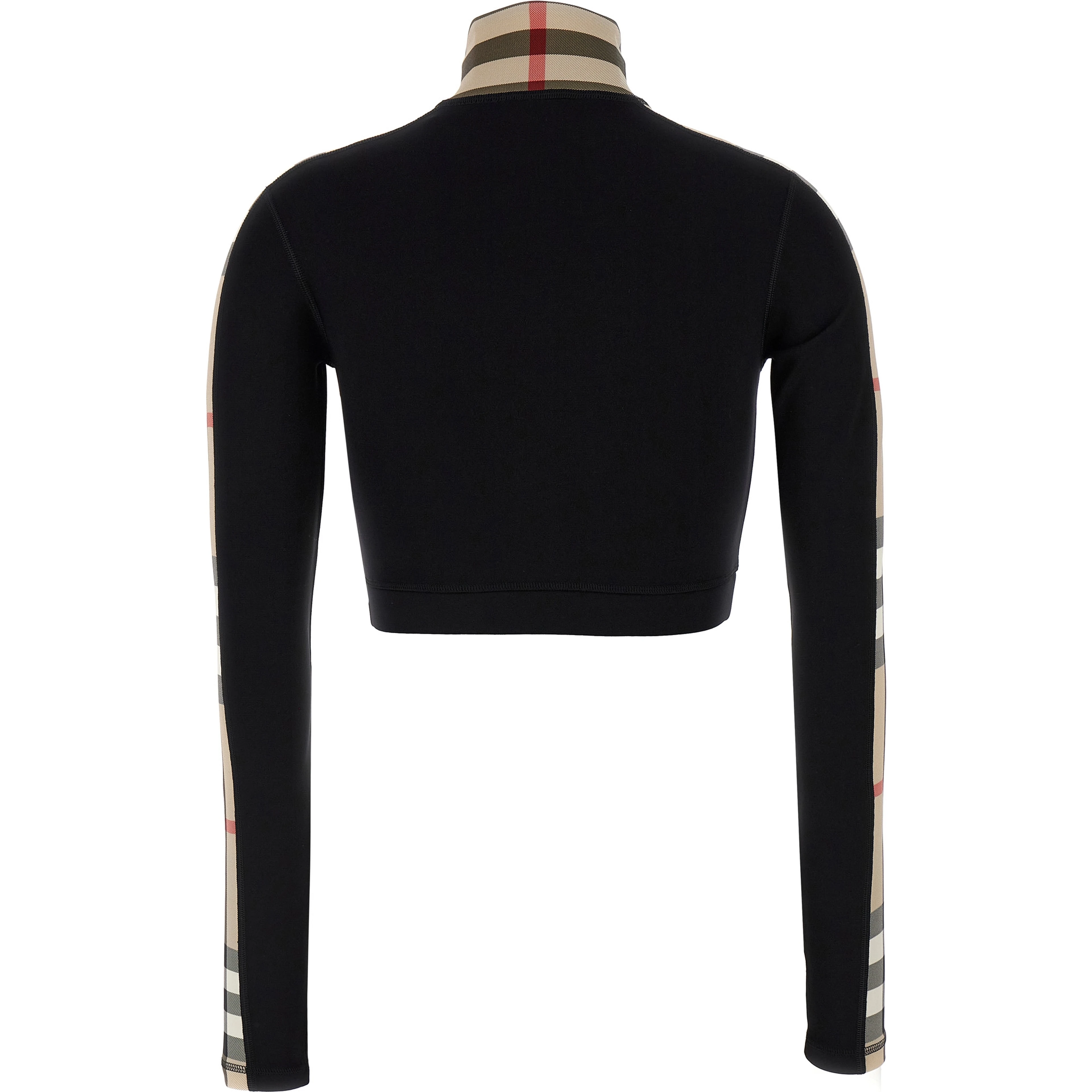 Black Polyamide Sweatshirt