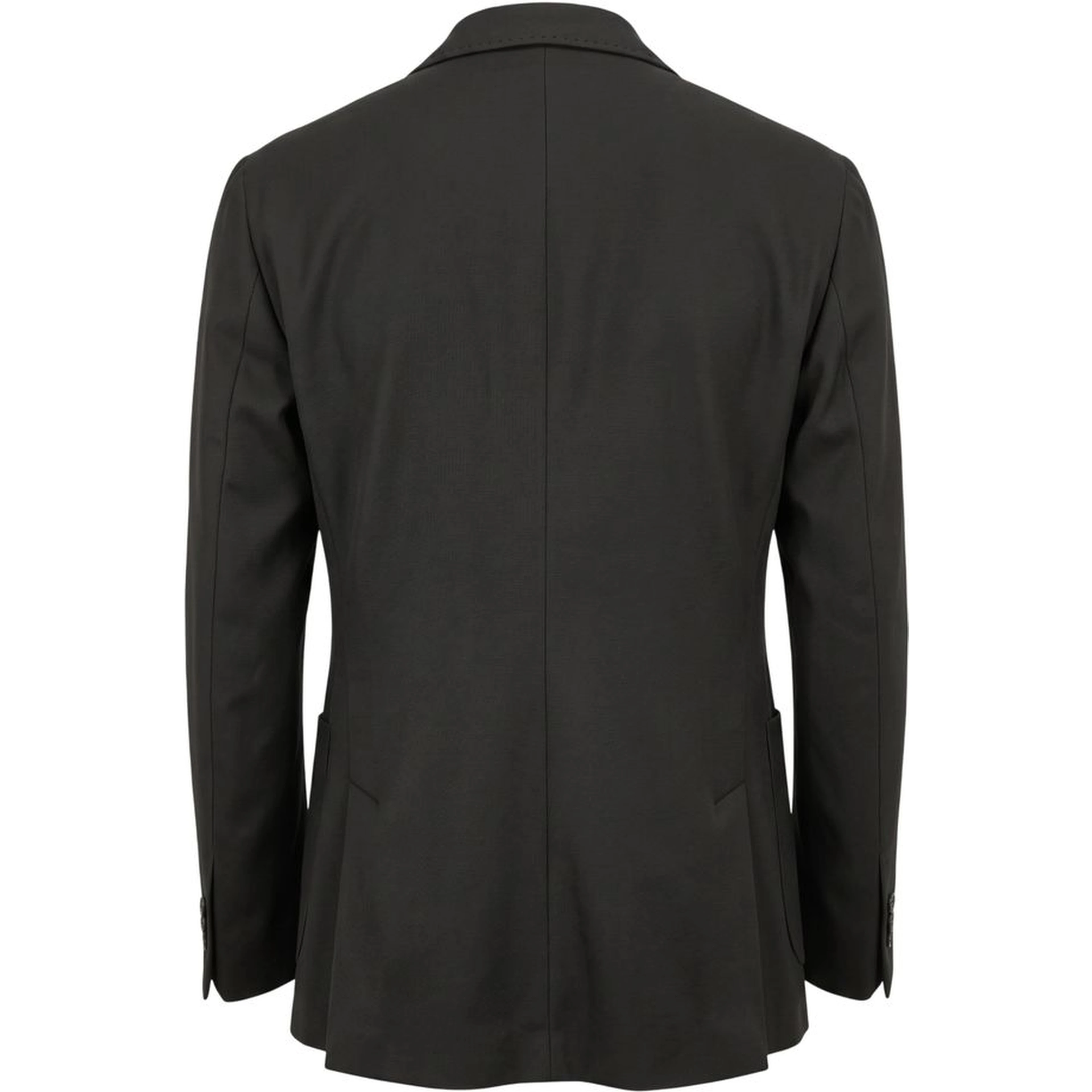 Black Polyester Men Jacket