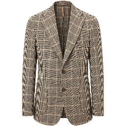 Beige Nylon Men Jacket