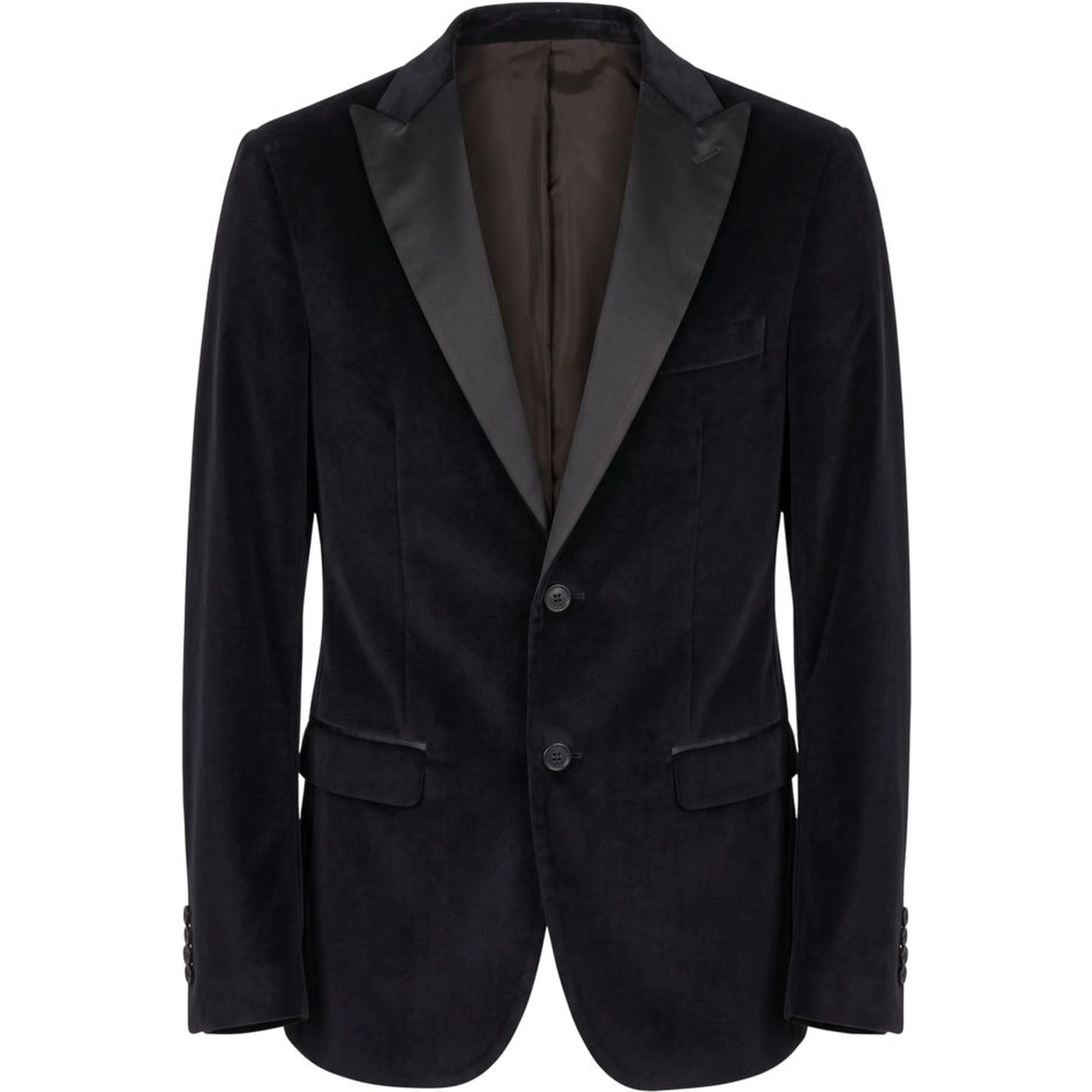 Black Cotton Men Jacket