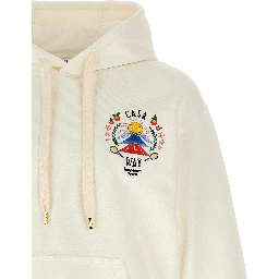 White Cotton Sweatshirt