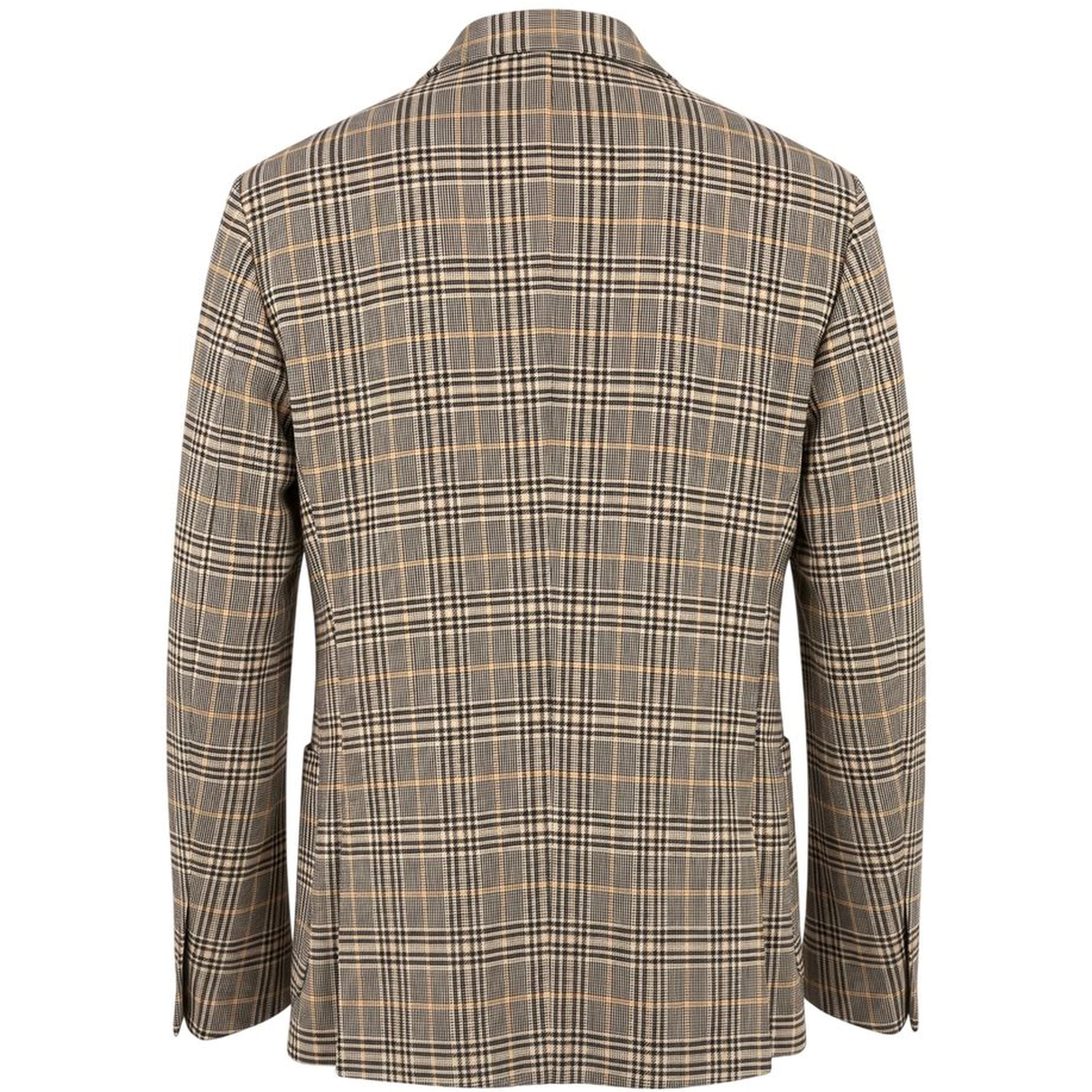 Yellow Wool Men Jacket