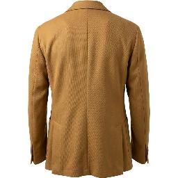 Brown Acetate Men Jacket