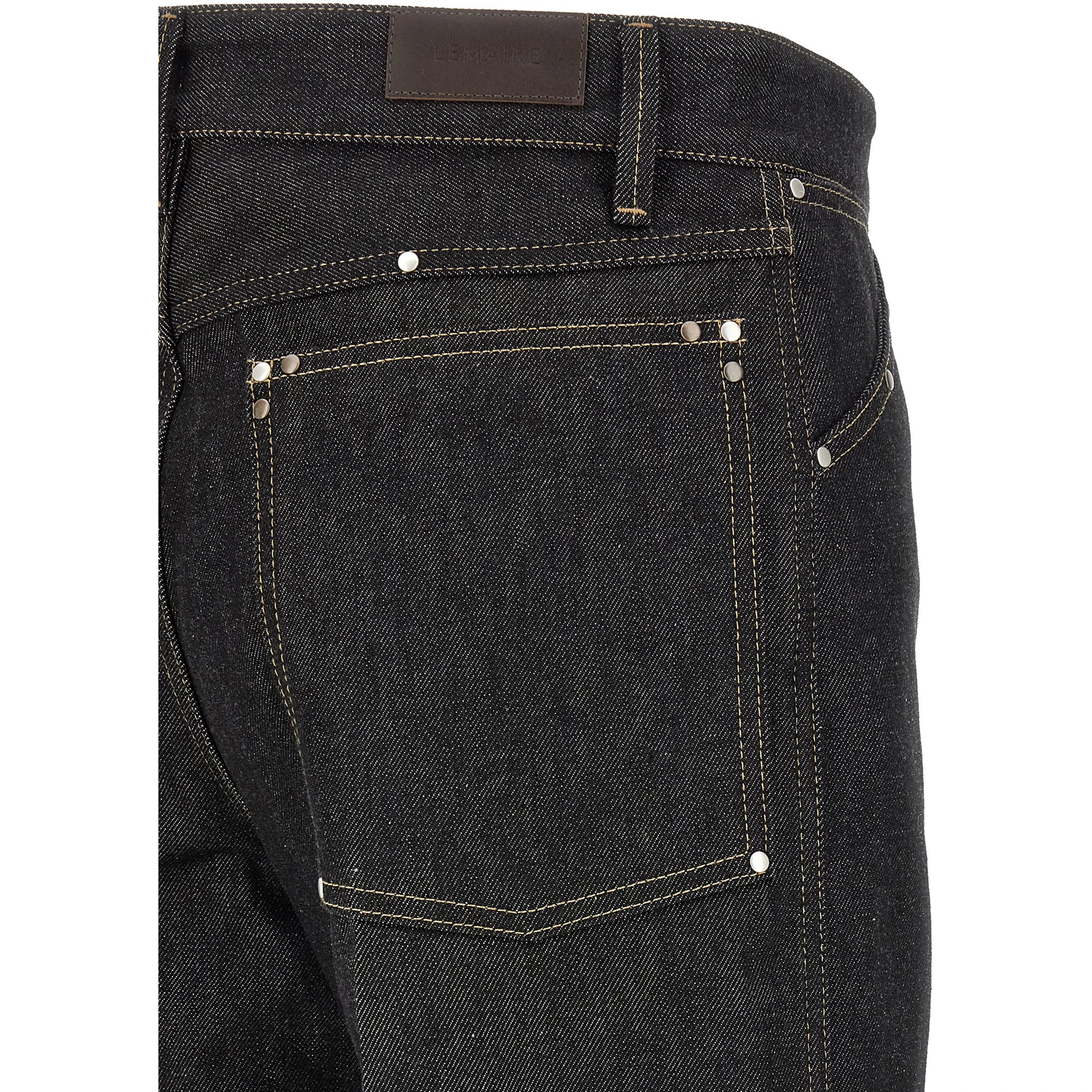 Black Cotton Jeans Denim