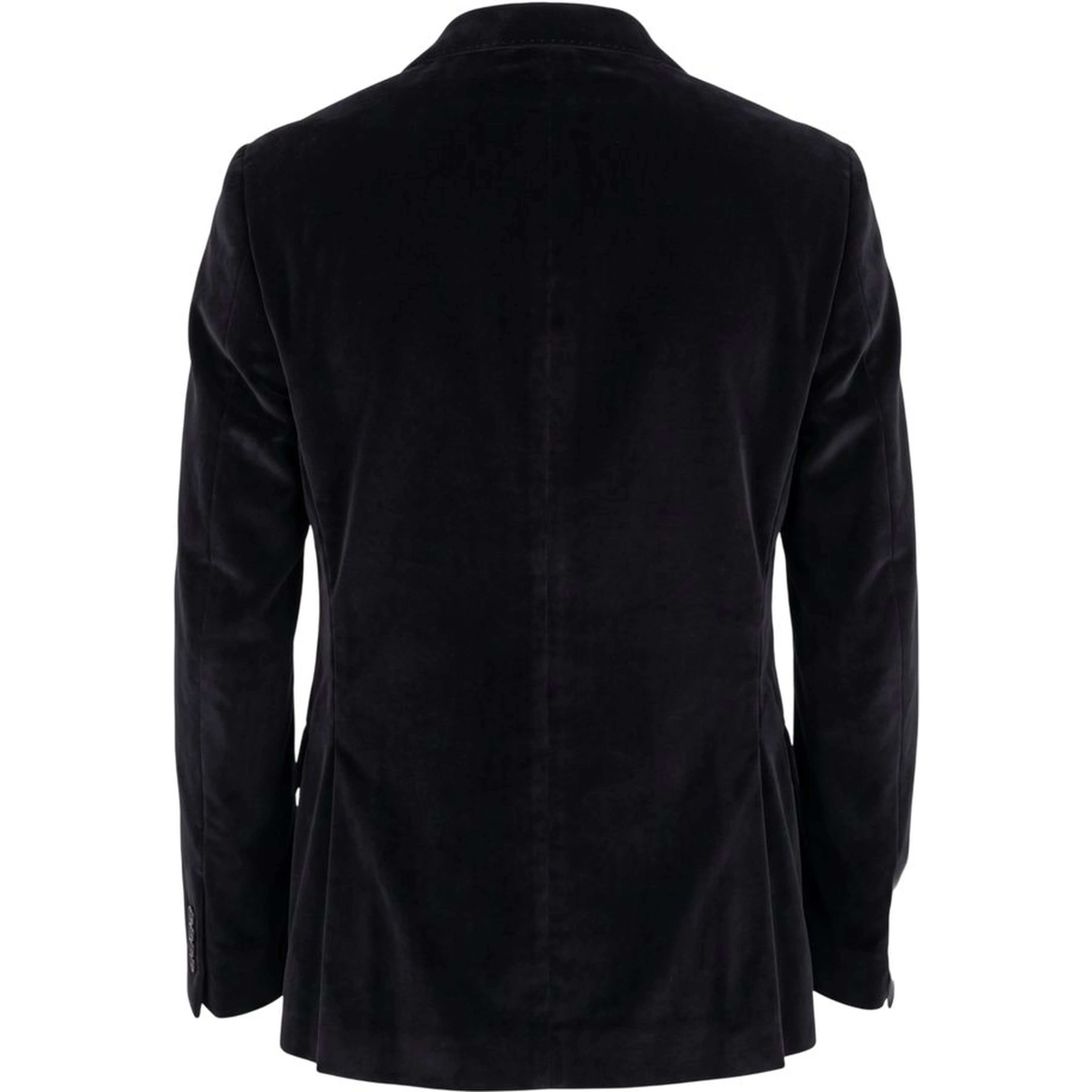 Black Cotton Men Jacket