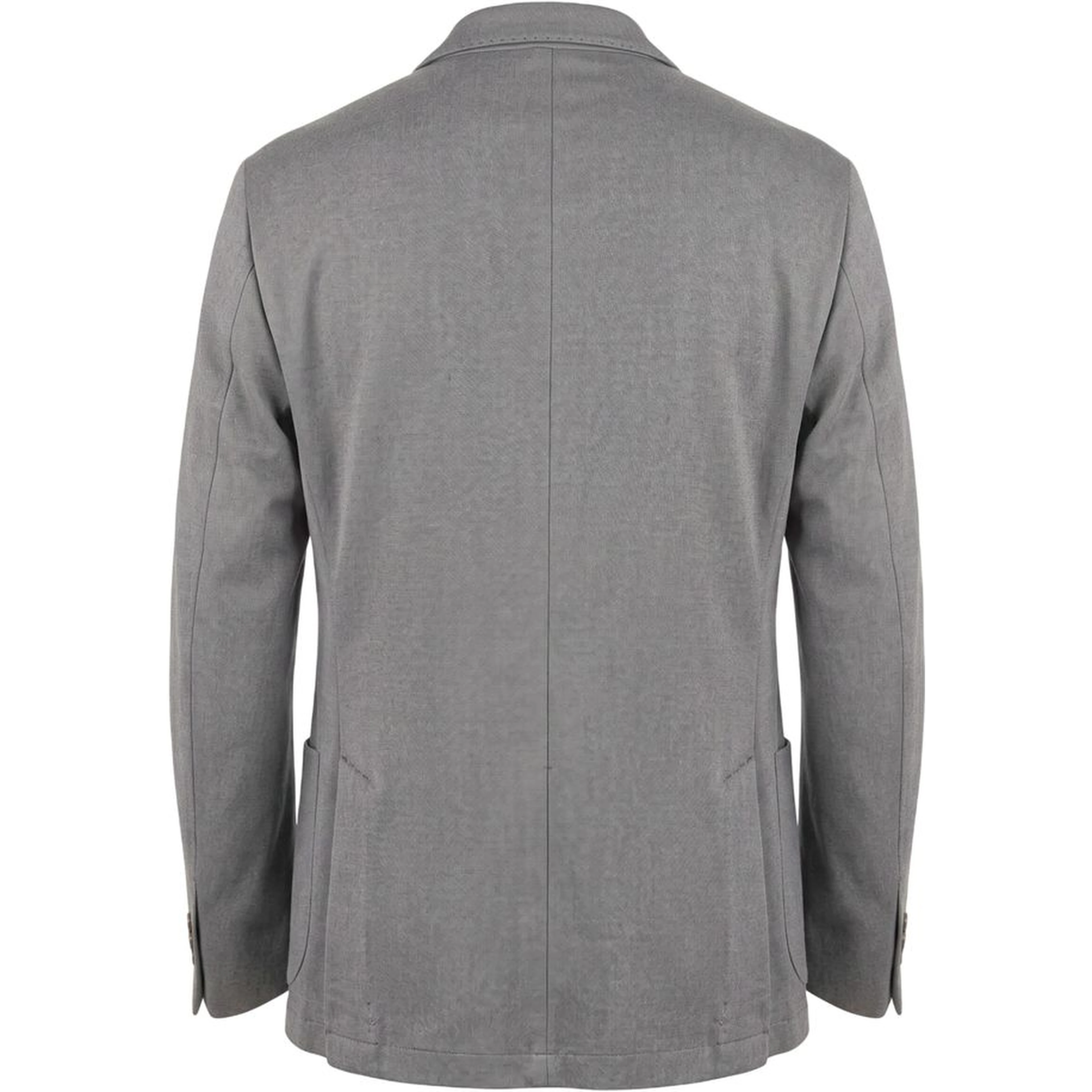 Grey Viscose Men Jacket