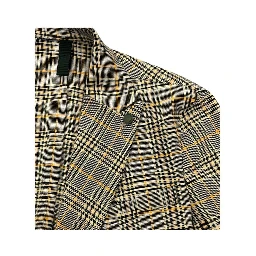 Yellow Wool Men Jacket