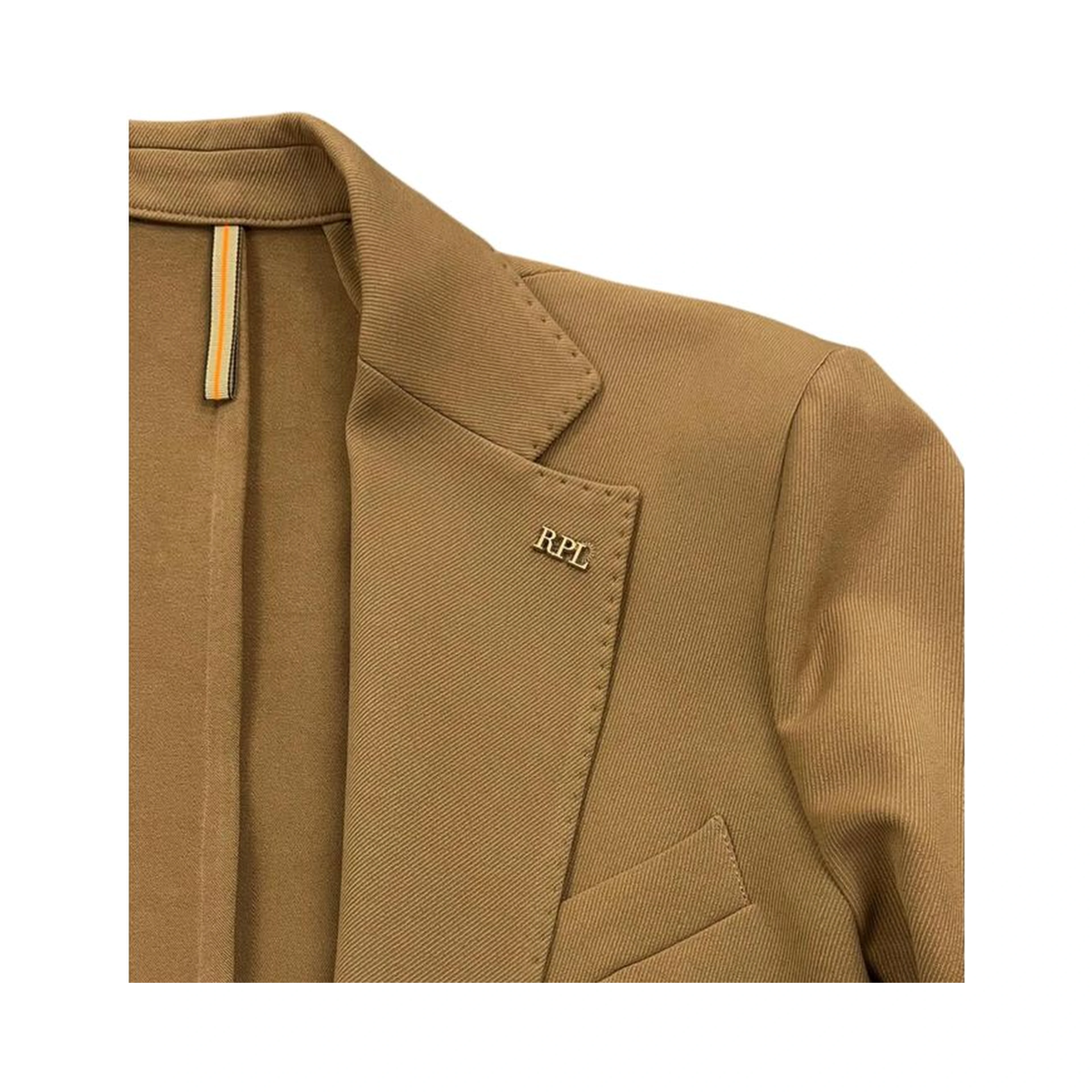 Brown Acetate Men Jacket