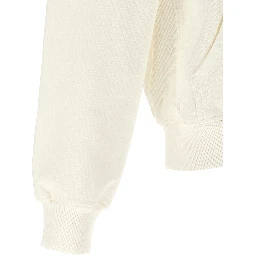 White Cotton Sweatshirt