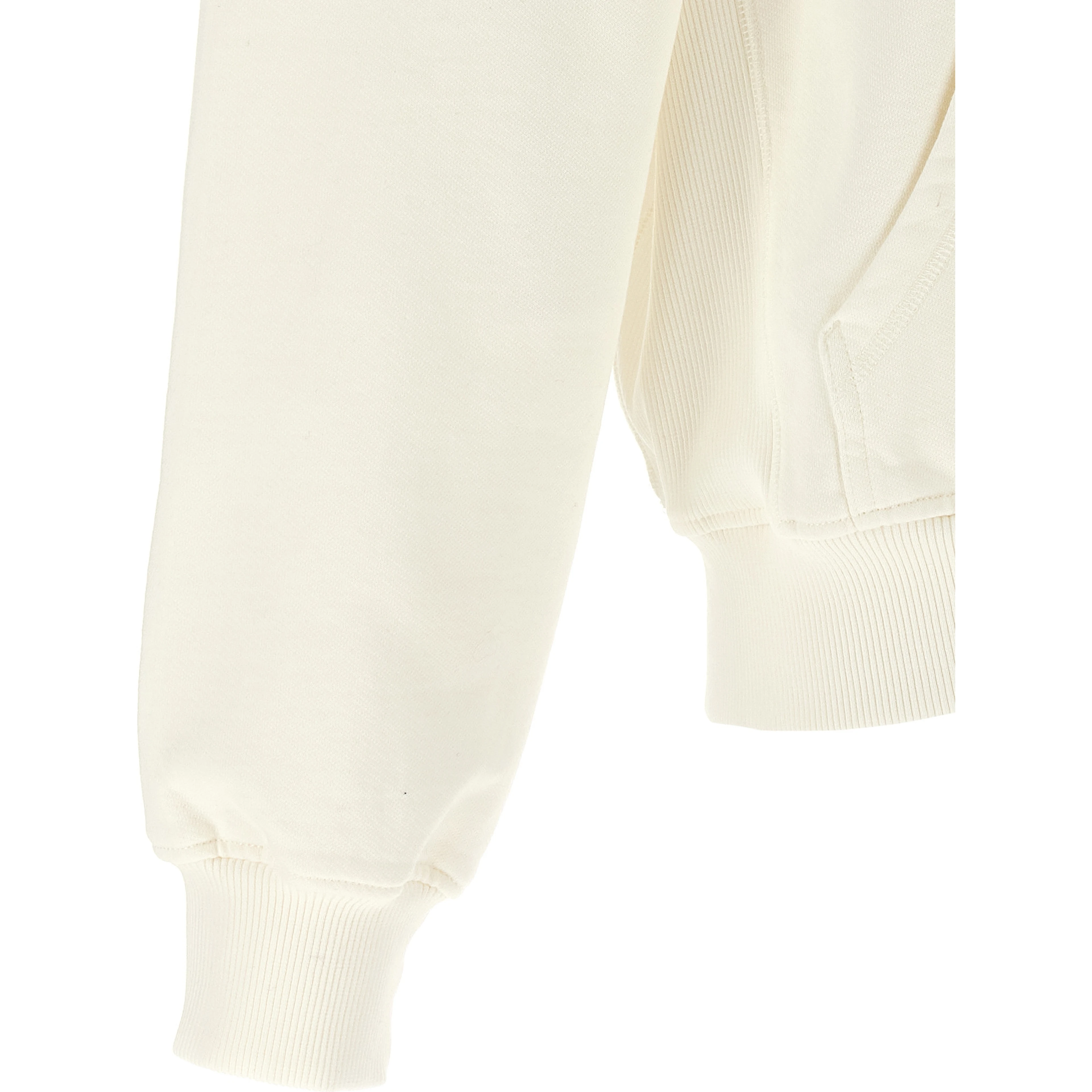White Cotton Sweatshirt