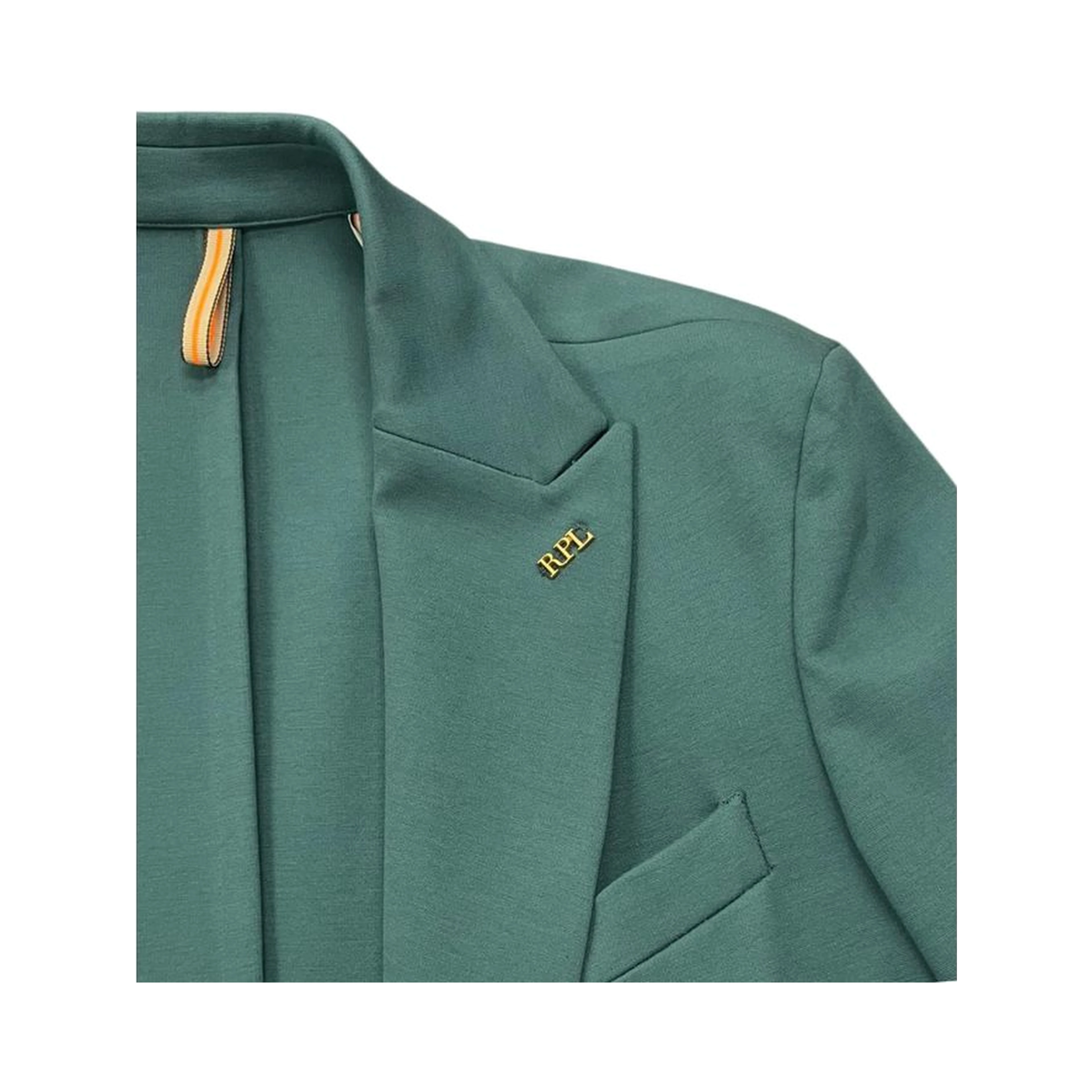 Green Viscose Men Jacket
