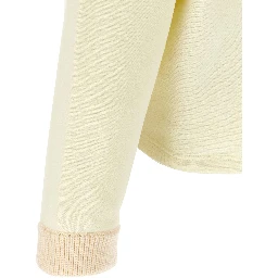 Beige Cotton Sweatshirt