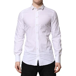 White Cotton Dress Shirt