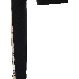 Black Polyamide Sweatshirt