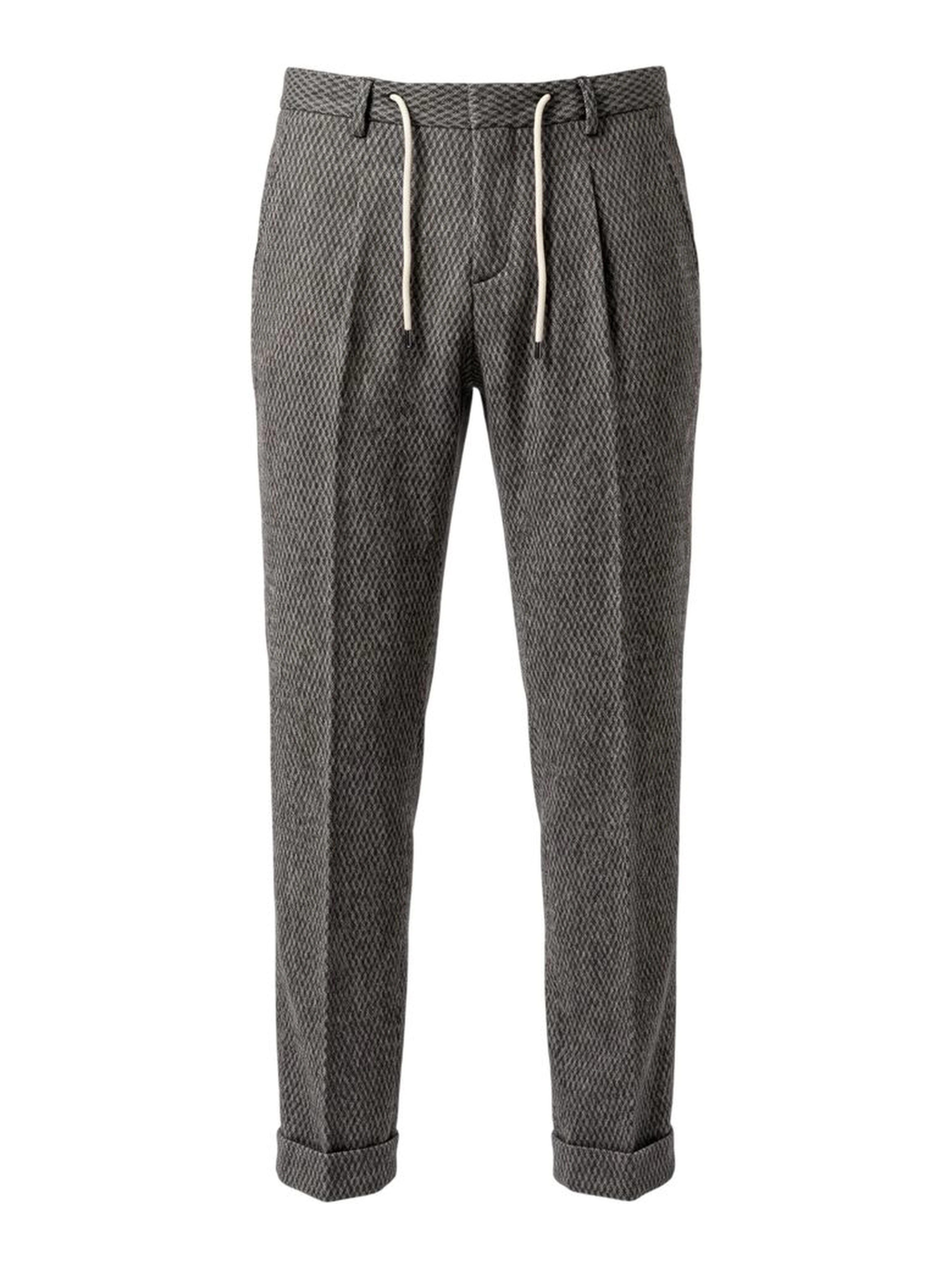 Black Rayon Men Pant