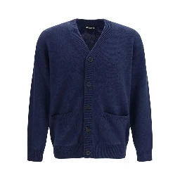 Blue Cashmere Cardigan